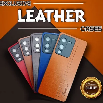 Leather Mobile Back Cover