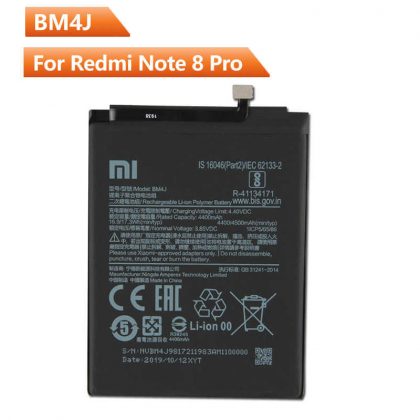 Battery For Xiaomi BM4J Redmi Note 8 Pro 4500mAh