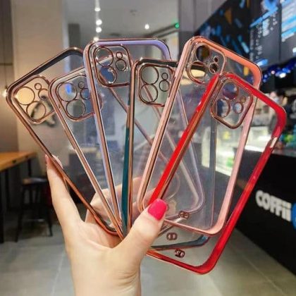 Electroplating Color Chrome Case Cover with Camera Protection