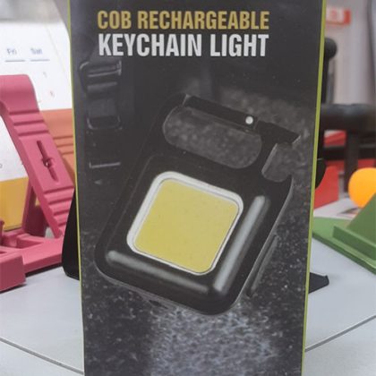 Cob Rechargeable keychain Light
