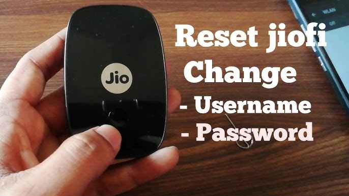 JioFi Password