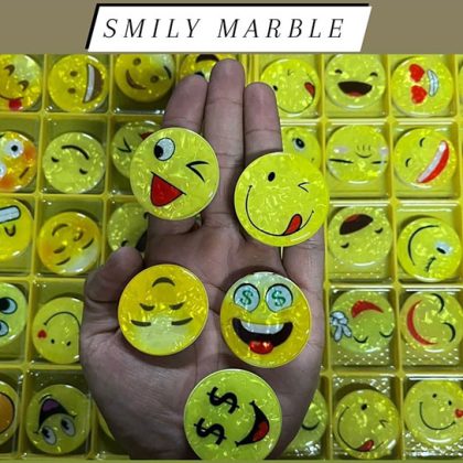Smiley Marble Popsocket – Enhance Your Grip and Style