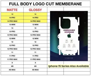 Full Body Logo Cut Membrane