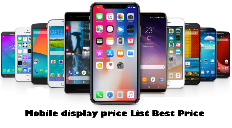 Mobile display price list