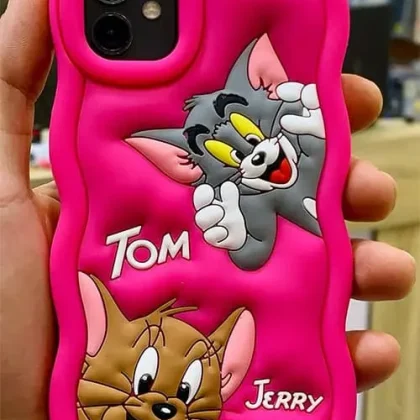 Tom and Jerry 3D Cartoon Soft Silicone Case