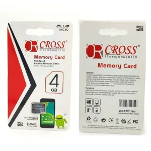 Cross 4gb memory card