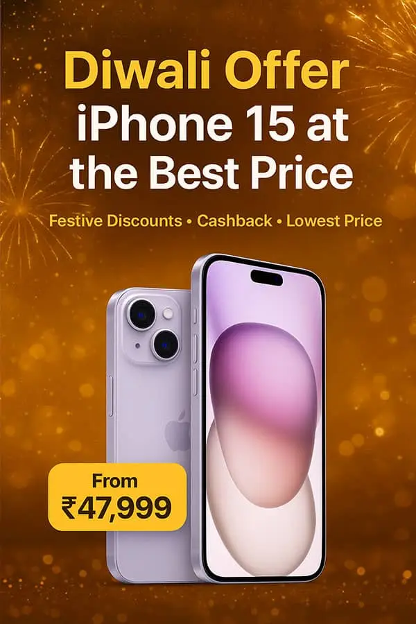 Diwali Offer iPhone 15 at the Best Price