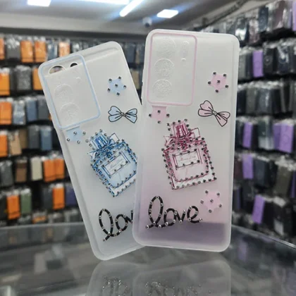 Luxury Perfume Diamond Designer Mobile Back Cover