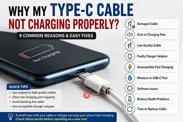 Why My Type C Cable Not Charging Properly