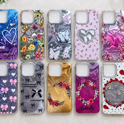 Decorative Floral Mobile Back Cover